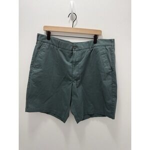 Marc Anthony Luxury Green Chino Shorts Men's Size 40 Stretch Flat Front NWT